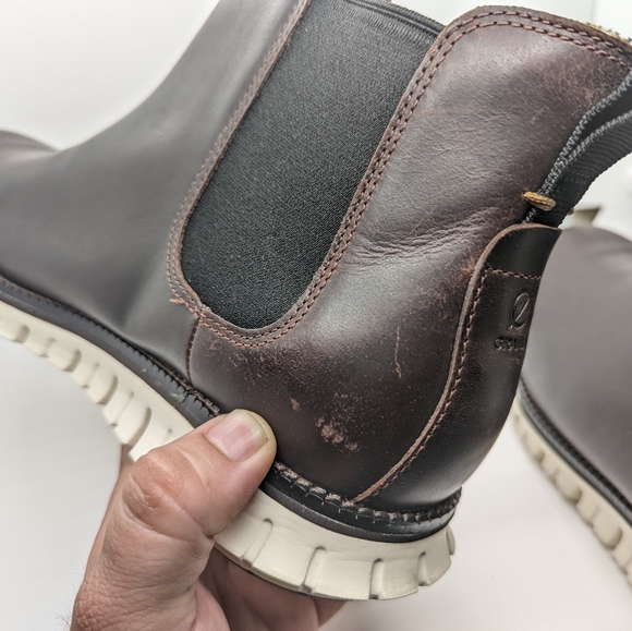 Cole Haan ZERØGRAND Chelsea Brown Boot Men's Size 9.5 W C30716 - Picture 11 of 11